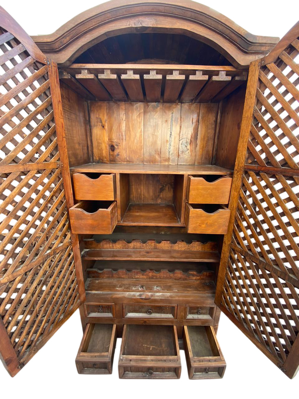 Solid Wood Bar Cabinet